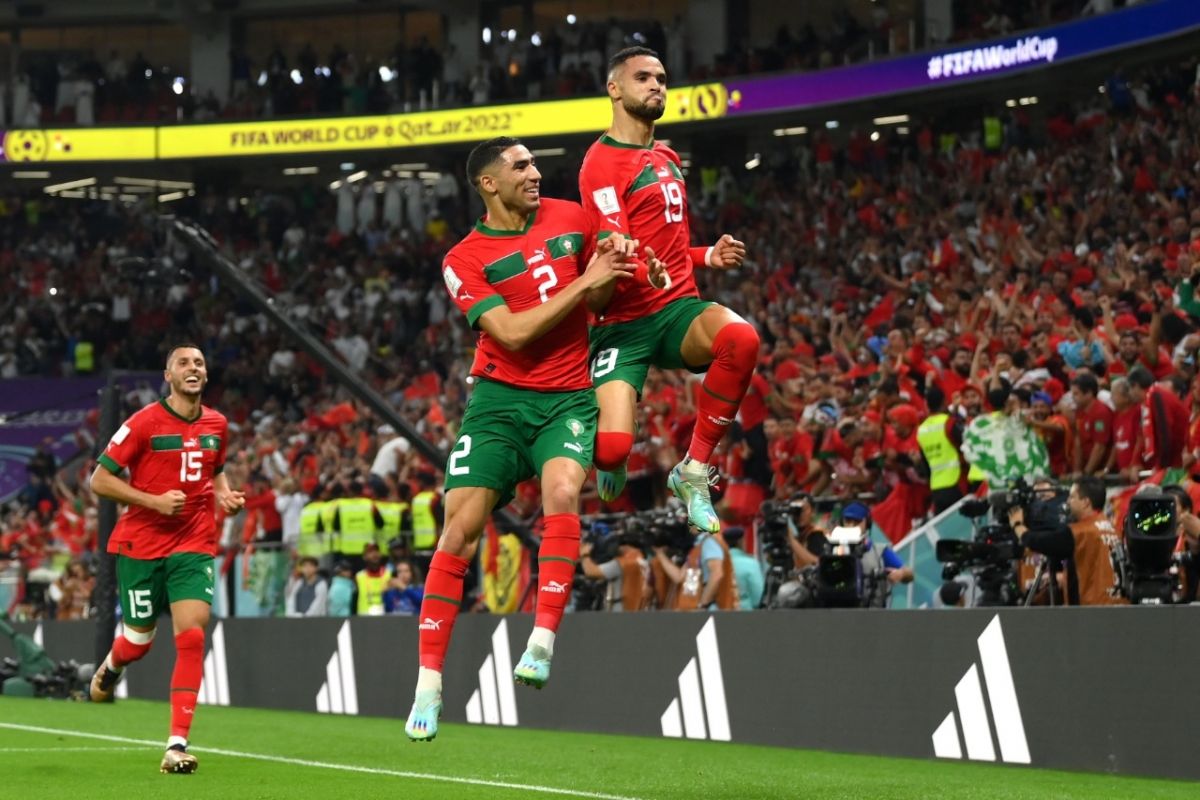 Morocco's fairytale run continues as they stun Portugal to reach semifinals(PIC CREDIT: FIFA World C