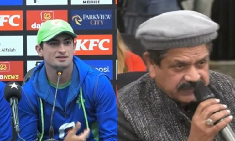 Cricket Image for VIDEO : 'आप पैदा नहीं हुए थे तब से मैं जर्नलिज़्म कर रहा हूं', नसीम शाह की प्रेस क