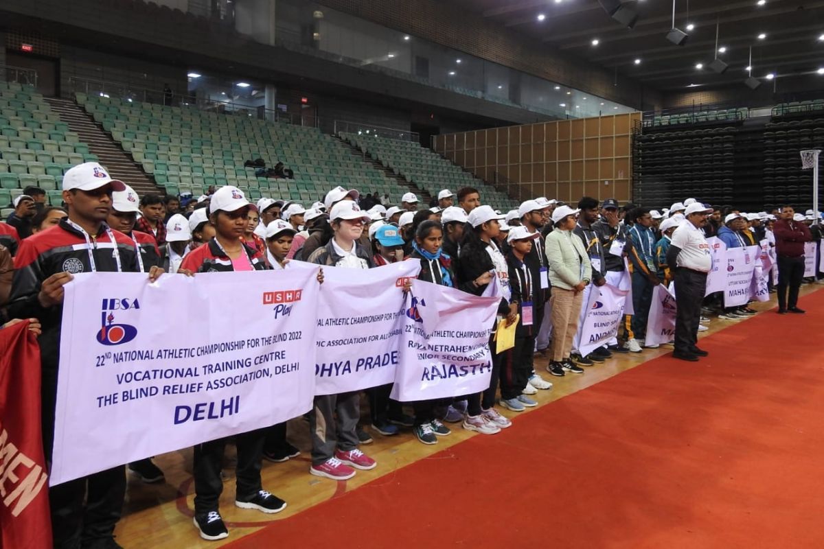 National Athletics Championship For The Blind Commences In Delhi On