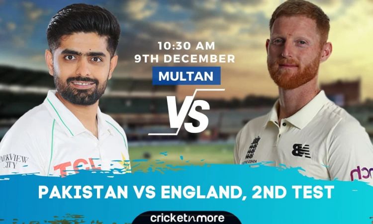 Pakistan vs England – PAK vs ENG 2nd Test, Cricket Match Prediction, Where To Watch, Probable XI And
