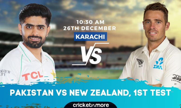 Cricket Image for Pakistan vs New Zealand – PAK vs NZ 1st Test, Cricket Match Prediction, Where To W