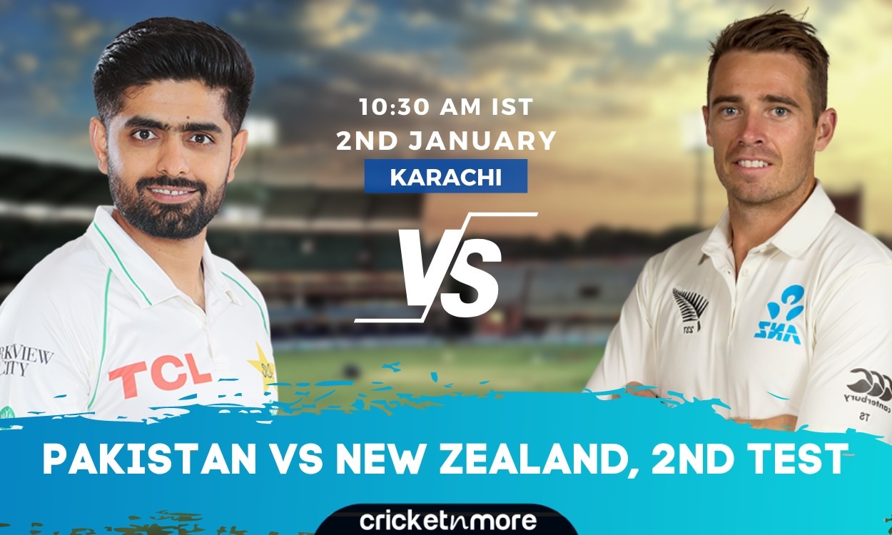 Cricket Image for Pakistan vs New Zealand – PAK vs NZ 2nd Test, Cricket Match Prediction, Where To W