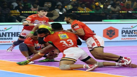 PKL 9: Gujarat Giants beat Patna Pirates 40-34, dent their playoffs hopes