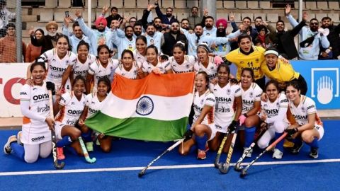 Punjab minister congratulates women's hockey team for title win(pic: Hockey India)