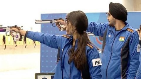 Shooting Nationals: Manu Bhaker, Sarabjot Singh win mixed team pistol title
