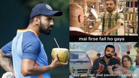 Cricket Image for 'अबे जल्दी बॉल डाल, पवेलियन भी निकलना है', KL Rahul 2 रन बनाकर हुए आउट