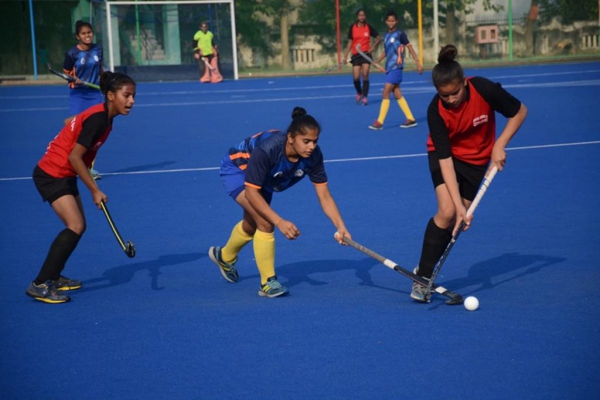 U-16 Women's Hockey League: HAR Academy, SAI, and Pritam Academy win on Day 2 (Photo credit: Hockey U-16 Women's Hockey League: HAR Academy, SAI, and Pritam Academy win on Day 2 (Photo credit: Hockey
