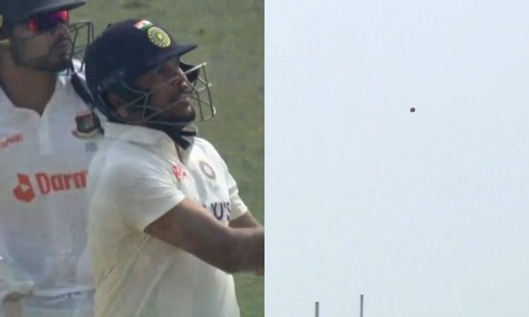Cricket Image for VIDEO : उमेश यादव ने दिखाया ताकत का नमूना, मारा 100 मीटर लंबा छक्का