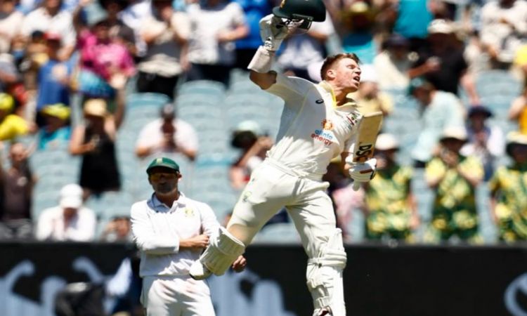 David Warner becomes only the second player to hit a double ton in his 100th Test!