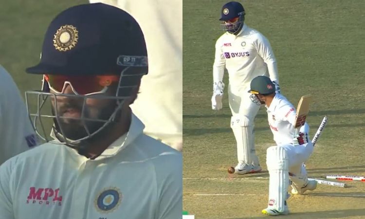 Cricket Image for 'माही जैसा तेज ऋषभ पंत', चश्मा पहनकर विकेट के पीछे बने गुंडे; देखें VIDEO