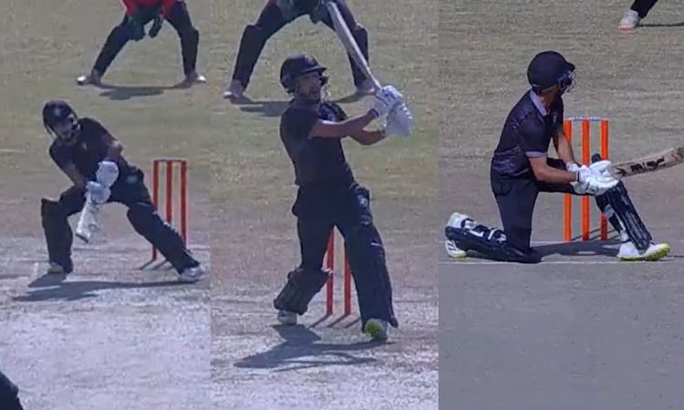 Cricket Image for पाकिस्तान डी विलियर्स ने मचाई तबाही, 9 गेंदों पर चौके छक्को से ठोक दिए 46 रन; देखे