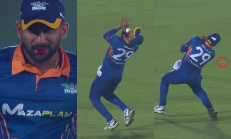 Cricket Image for खतरनाक: कैच के चक्कर में टूटे 4 दांत, लहूलुहान हुआ श्रीलंकाई खिलाड़ी; देखें VIDEO