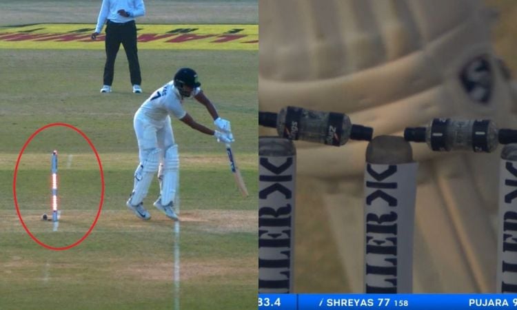 WATCH: Fate Favors The Fearless As Shreyas Iyer Survives Despite Stumps Lighting Up