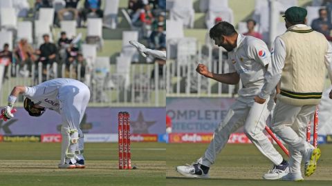 Cricket Image for Haris Rauf Cleans Up On Fire Zak Crawley On A Flat Surface; Grabs His First Wicket