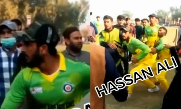 Cricket Image for हसन अली ने क्लब मैच में खोया आपा, बदतमीजी हुई तो मारपीट करने को दिखे तैयार; देखें 