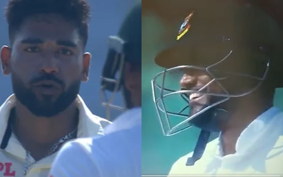 Watch Mohammed Siraj Sledge Bangladesh Batter Najmul Hossain Shanto Ind