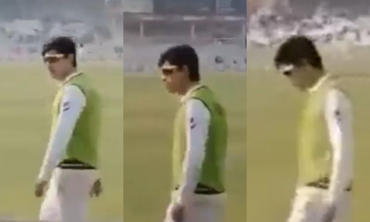 Cricket Image for 'ओ चिकने हेलो, इधर देख इधर', ट्रोलर्स ने मैदान में आकर पाकिस्तानी खिलाड़ियों का उड