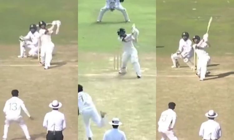 Cricket Image for पेसर से बैटर बने नवदीप सैनी, 7 गेंदों पर ठोके 32 रन; देखें VIDEO