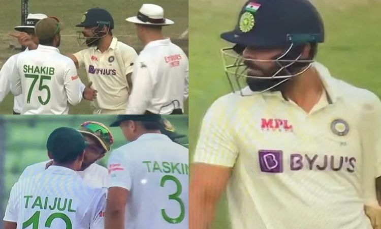 Watch Virat Kohli Loss His Cool On Taijul Islam Ind Vs Ban 2nd Test 