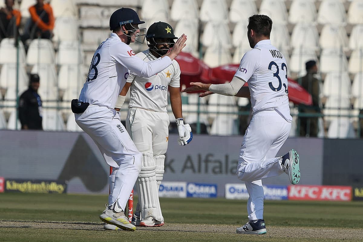 Cricket Image for Wood Strikes Twice As England Close On Win In Second Pakistan Test