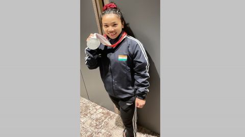 World Weightlifting Championships: Mirabai Chanu clinches silver despite wrist pain