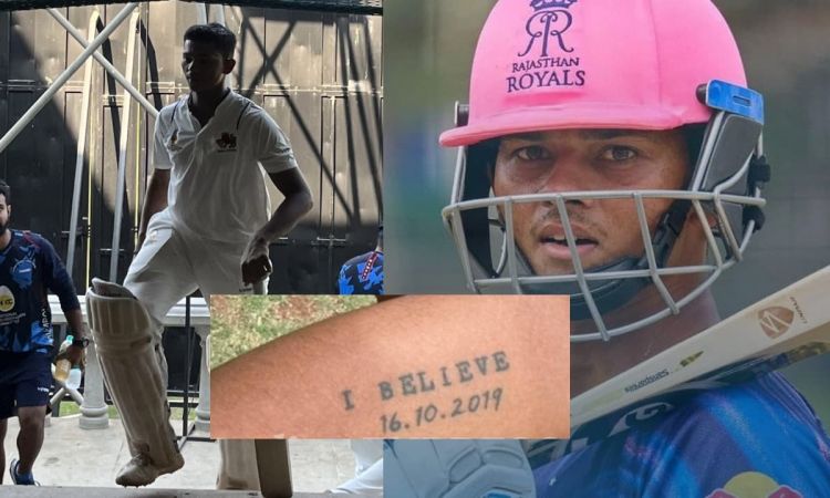 Cricket Image for हाथ से पेट तक Tattoos, आखिर क्यों गजनी के आमिर खान बन रहे हैं यशस्वी जायसवाल; जाने