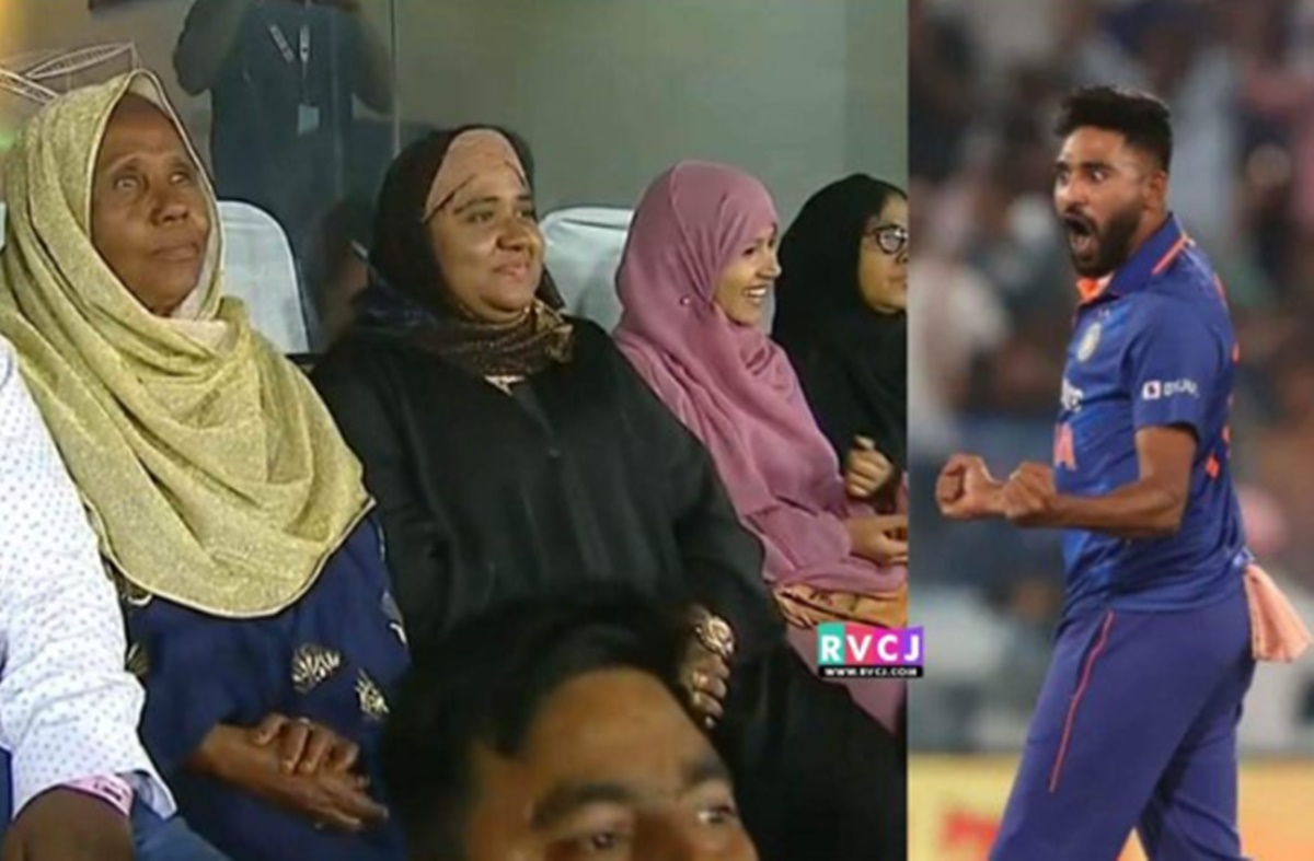 Cricket Image for Ind Vs Nz Mohammed Siraj Visit Home To Take Blessing Of His Mother 