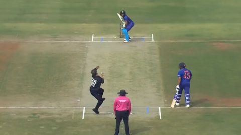 Cricket Image for Ind Vs Nz Shubman Gill Smashed Five Boundaries Off Lockie Ferguson Watch Video