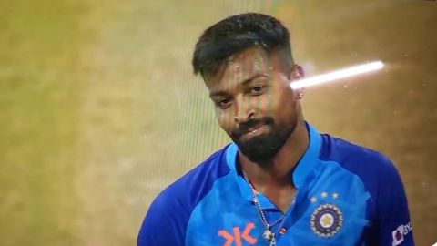 Cricket Image for Ind Vs Sl Hardik Pandya Angry Sanju Samson Drops Catch 