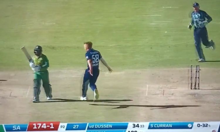 Cricket Image for VIDEO: सैम कुर्रन ने खोया आपा, Temba Bavuma को दिया भड़कीला सेंडऑफ