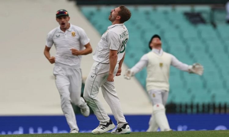 Cricket Image for Anrich Nortje's Double Strike Leaves Australia At 147-2 On Rain-Hit Day