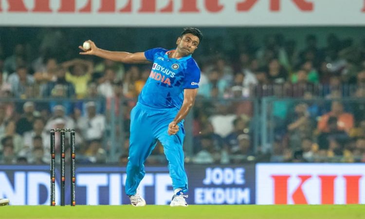 Adelaide : India's Ravichandran Ashwin celebrates Bangladesh's Litton Das's wicket during the T20 Wo