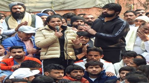Bajrang, Sakshi, Vinesh, and protesting wrestlers spend night at a temple, eat prasad for breakfast