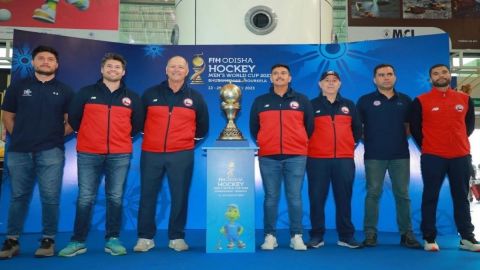 Chile arrives in Bhubaneswar for FIH Men's World Cup 2023.