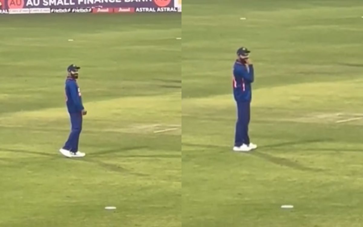 Cricket Image for VIDEO : लाइव मैच में शुभमन को चिढ़ा रहे थे फैंस, सारा का नाम सुनकर हंसने लगे विराट