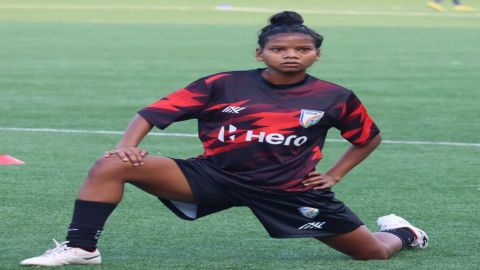 Woman footballer Sunita Munda learnt a lot at national camps, including importance of passport