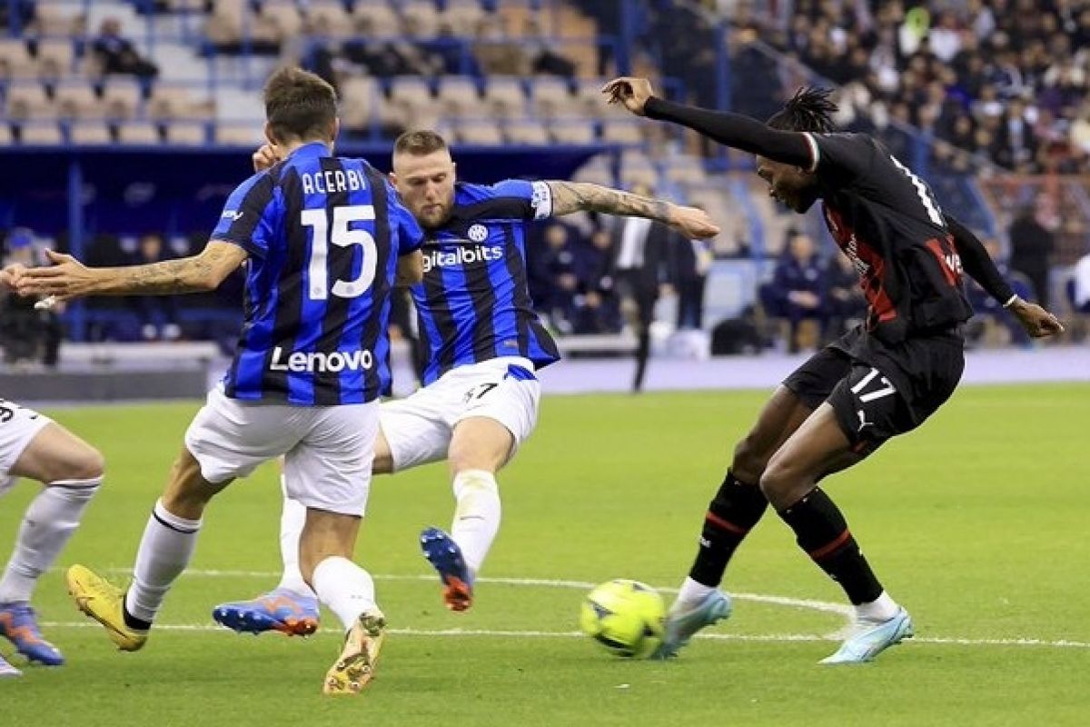 Football: Inter defend Supercoppa title win 3-0 win over rivals AC Milan.(photo:@acmilan)