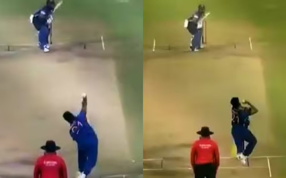 Cricket Image for VIDEO : उमरान मलिक की सबसे तेज़ गेंद पर उठे सवाल, इंग्लिश ब्रॉडकास्ट में कुछ और ही
