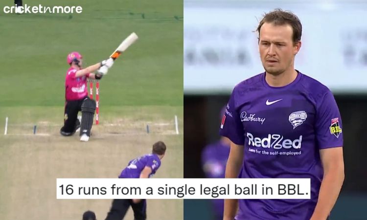 Cricket Image for BBL में कमाल हो गया, गेंदबाज़ ने 1 बॉल में लुटाए 16 रन; देखें VIDEO