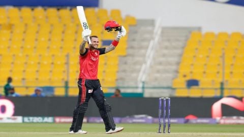 ILT20: Alex Hales century blows away Abu Dhabi Knight Riders against Desert Vipers