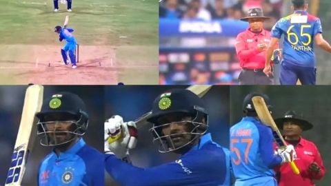 IND Vs SL, 1st T20I: Deepak Hooda Loses Cool On Umpire Over Wide-ball Decision