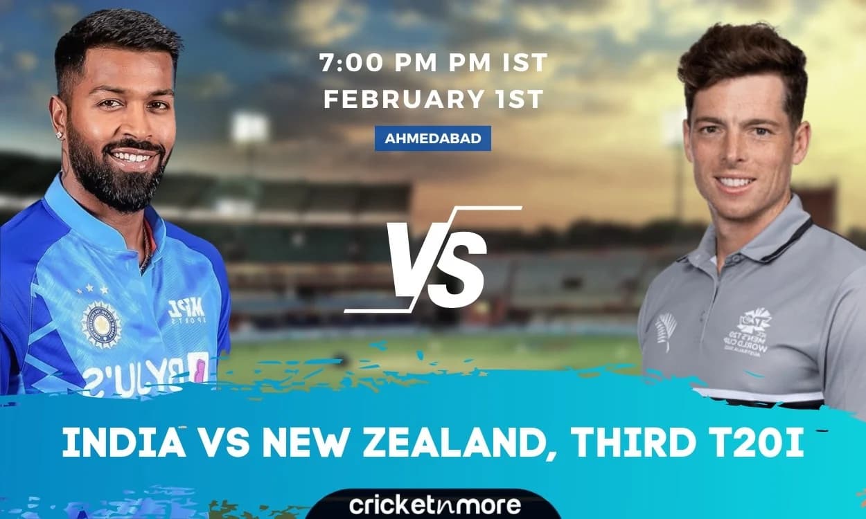 India vs New Zealand, 3rd T20I – IND vs NZ Cricket Match Preview, Prediction, Where To Watch, Probab