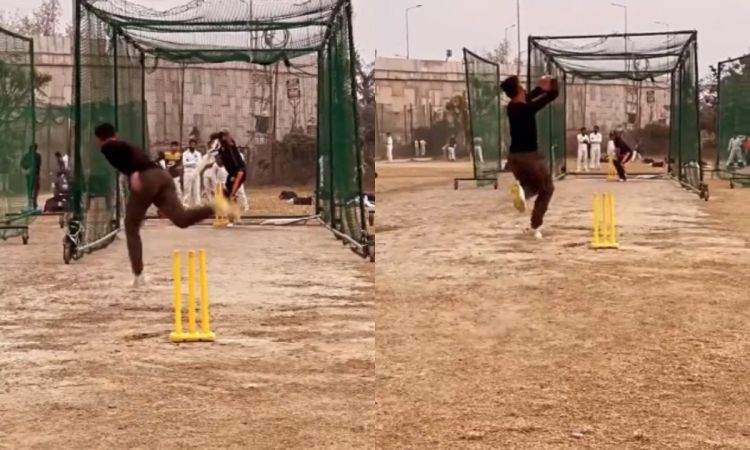 Cricket Image for VIDEO: रफ्तार का सौदागर अविनाश सिंह, वायरल हो रहा है  RCB के बॉलर का वीडियो