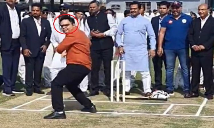Cricket Image for Bcci Secretary Jay Shah Batting Video Viral