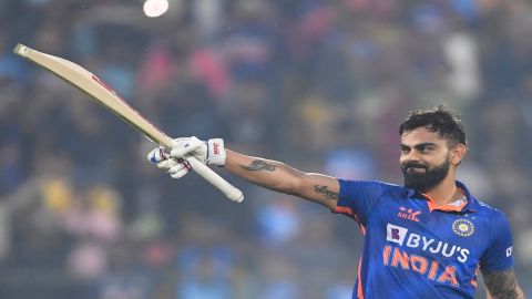 1st ODI: Kohli's 45th century; Rohit, Gill fifties propel India to 373/7 against Sri Lanka