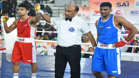 Men's National Boxing: Shiva Thapa cruises into final following victory against Manish Kaushik