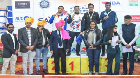 Men's National Boxing Championships: Shiva Thapa, Hussamuddin clinch gold; Services defend their cro