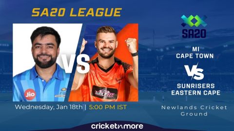 Cricket Image for MI Cape Town vs Sunrisers Eastern Cape, SA20 12th Match – MICT vs SEC Cricket Matc