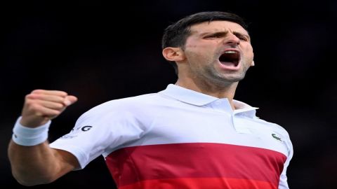Novak is No. 1 for a record seventh year; to clash with Medvedev for Paris title.