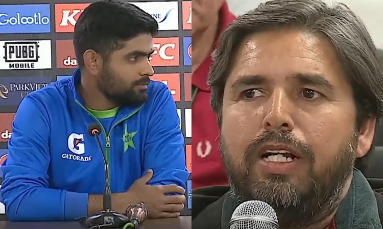 Cricket Image for 'आपसे कप्तानी छीनी जाएगी', पत्रकार के सवाल पर उड़ा बाबर आजम के चेहरे का रंग